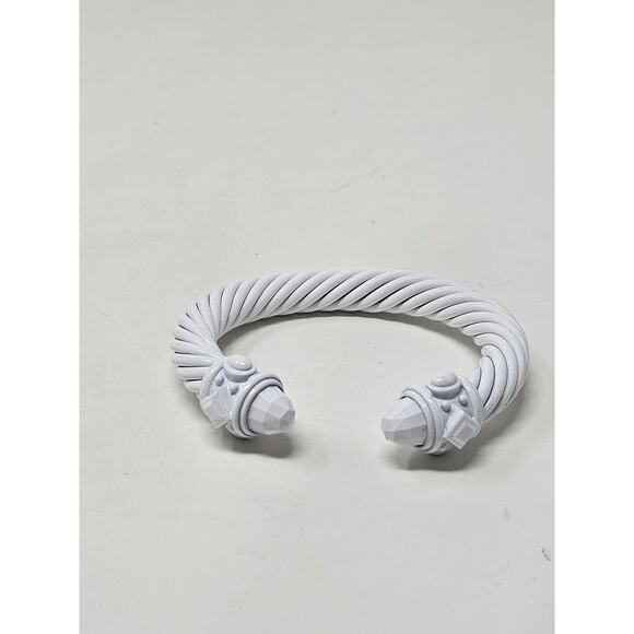 DAVID YURMAN white Aluminum Renaissance Cable Cuff Bracelet - Picture 4 of 14